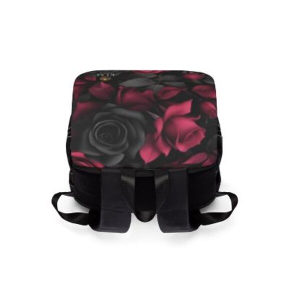 Floral Noir Shoulder Backpack - Picture 3 of 3